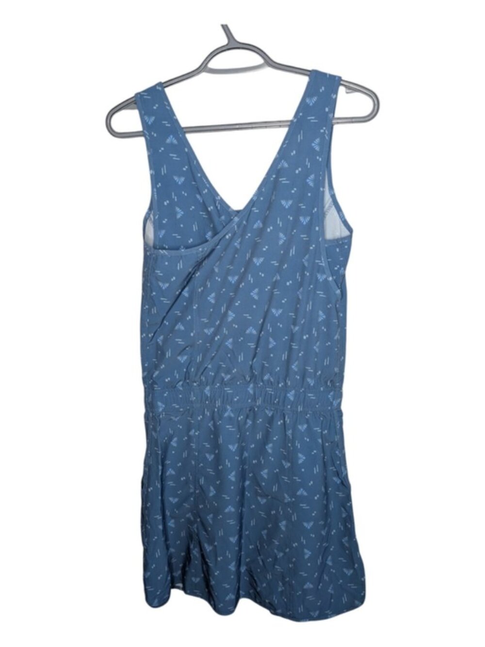 Mountains and Isles Athleisure Dress Blue Patterned Size Small - Picture 2 of 9